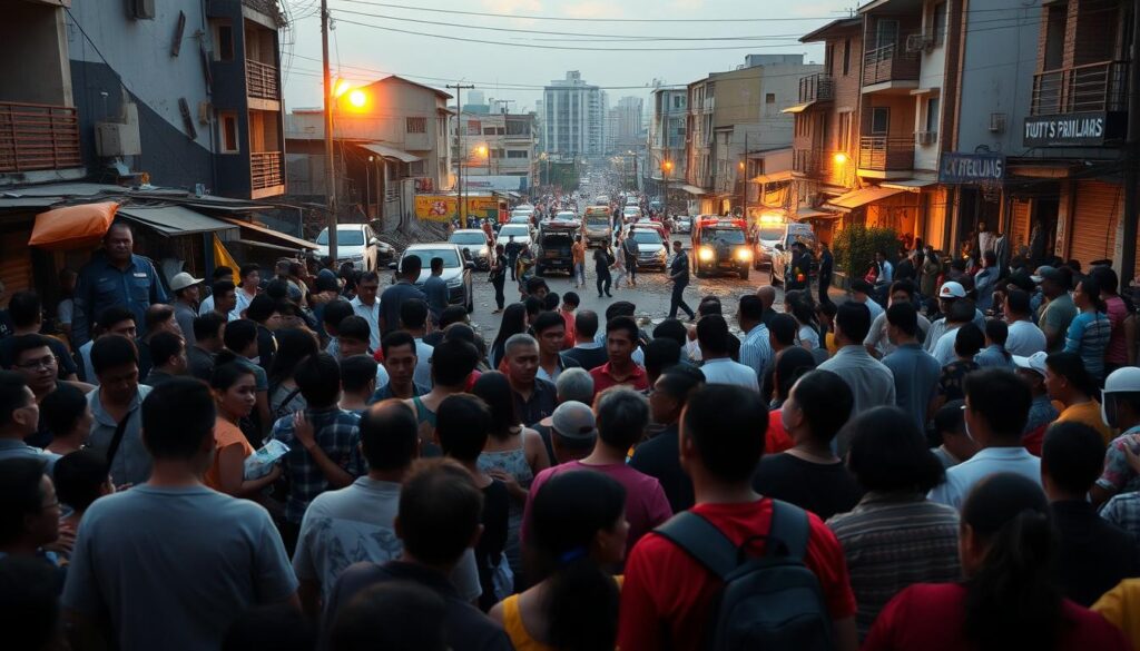 penanggulangan bencana gempa filipina