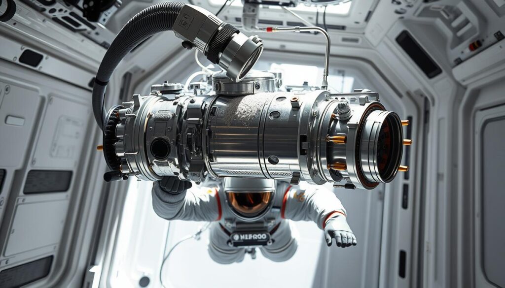 teknologi pembersihan kotoran astronaut