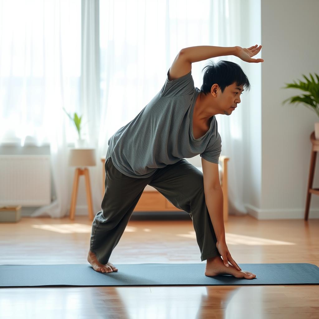 Gerakan peregangan untuk latihan fleksibilitas di rumah Gerakan peregangan untuk latihan fleksibilitas di rumah