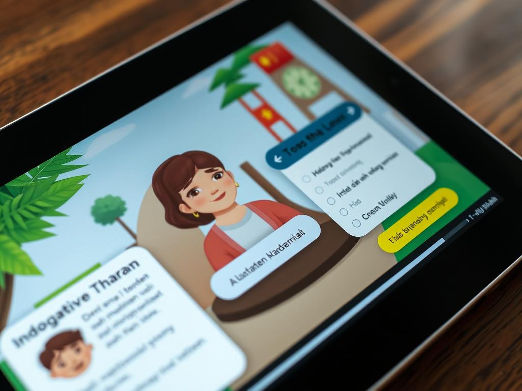 Modul video interaktif pada aplikasi belajar daring Indonesia Modul video interaktif pada aplikasi belajar daring Indonesia