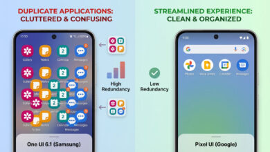 Aplikasi duplikat Samsung Pixel