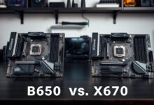 Motherboard B650 Vs X670